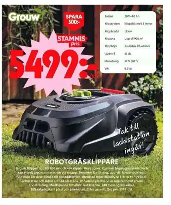 ICA Maxi Grouw gräsklippare erbjuda