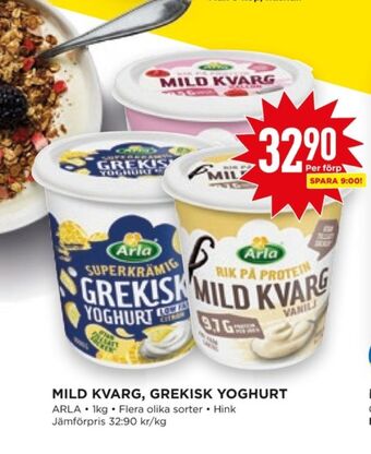 Willys Hemma Arla yoghurt erbjuda