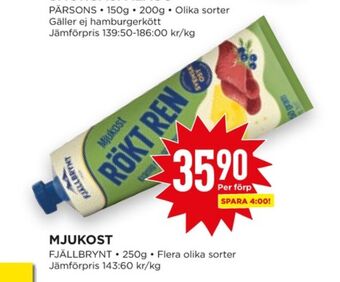 Willys Hemma Fjällbrynt mjukost erbjuda