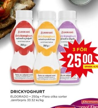 Willys Eldorado drickyoghurt erbjuda