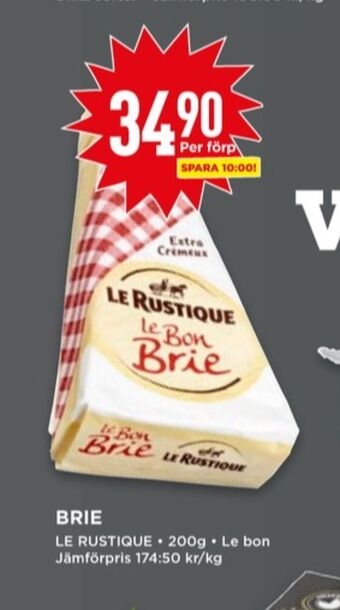Willys Le rustique brie erbjuda