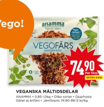 Willys Anamma gott & grönt vegofärs erbjuda