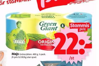 Green giant majs