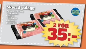 Bonum Matmarknad Skivad pålägg erbjuda