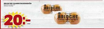 Brioche hamburgerbröd