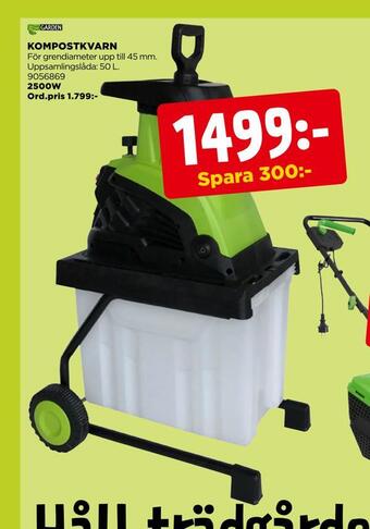 Jem&Fix Kompostkvarn erbjuda