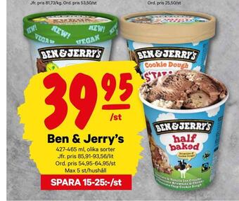 City Gross Ben & jerry's erbjuda