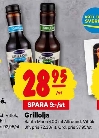 City Gross Grillolja erbjuda