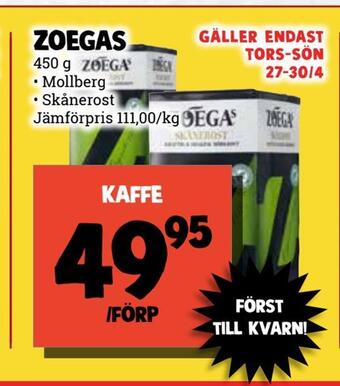 MatArket Kaffe erbjuda