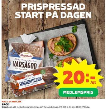 Coop Konsum Bröd erbjuda