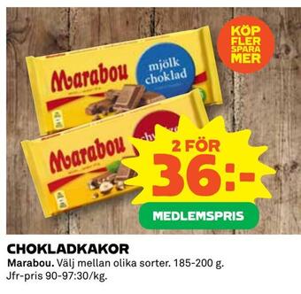 Coop Daglivs Chokladkakor erbjuda