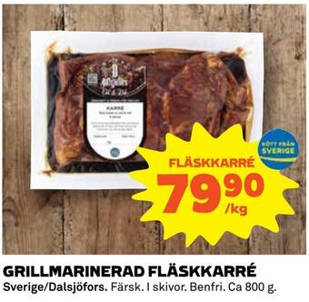 Coop Daglivs Grillmarinerad fläskkarré erbjuda