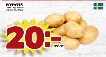 Din Mat Potatis erbjuda