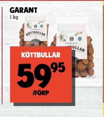 MatArket Köttbullar erbjuda