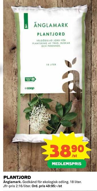 Coop Daglivs Plantjord erbjuda