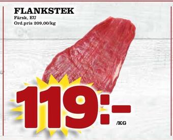 Din Mat Flankstek erbjuda