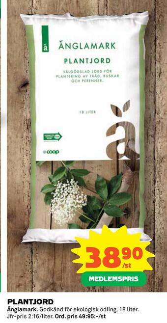 Coop Konsum Plantjord erbjuda