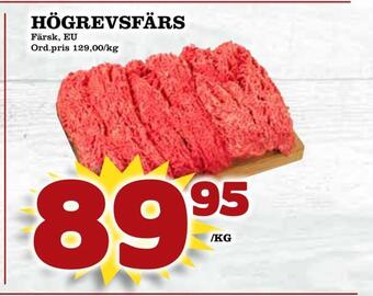 Din Mat Högrevsfärs erbjuda