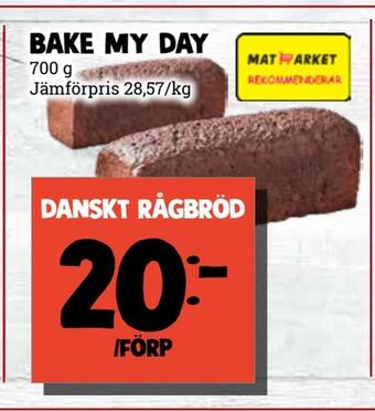 MatArket Danskt rågbröd erbjuda
