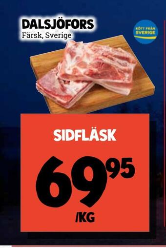 MatArket Sidfläsk erbjuda