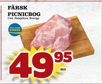 Matdax Färsk picnicbog erbjuda