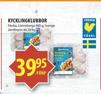 Matvärlden Tensta Kycklingklubbor erbjuda