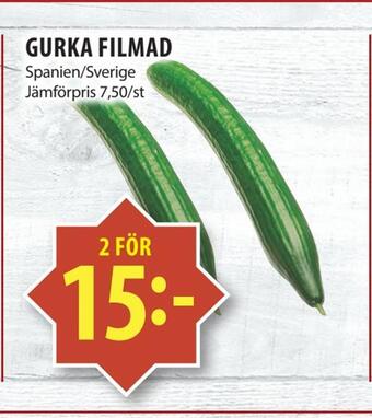 Matvärlden Tensta Gurka filmad erbjuda