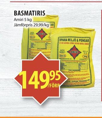 Matvärlden Tensta Basmatiris erbjuda