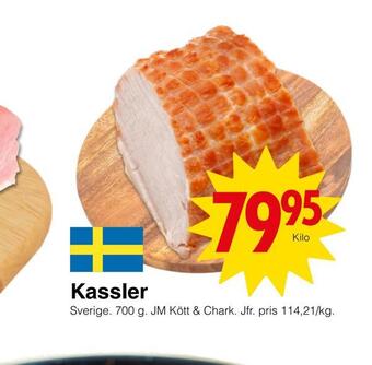 Matöppet Kassler erbjuda