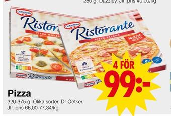 Matöppet Pizza erbjuda