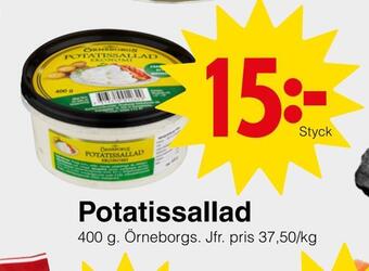 Matöppet Potatissallad erbjuda