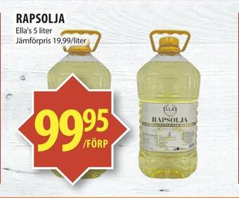 Matvärlden Tensta Rapsolja erbjuda