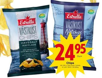 Matöppet Chips erbjuda