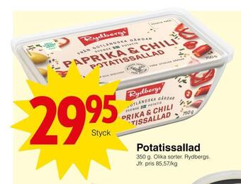 Matöppet Potatissallad erbjuda