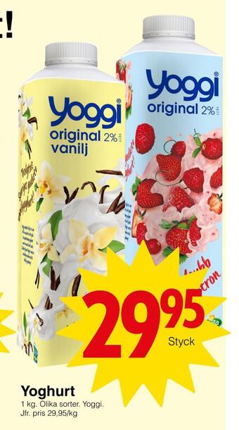 Matöppet Yoghurt erbjuda