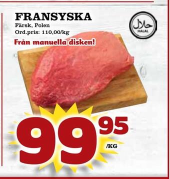 Supergrossen Fransyska erbjuda
