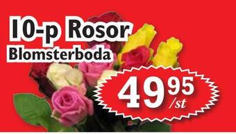 T-jarlen 10-p rosor erbjuda