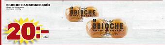 Brioche hamburgerbröd