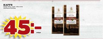 Supergrossen Kaffe erbjuda