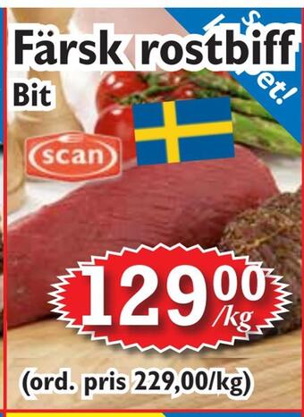 T-jarlen Färsk rostbiff erbjuda