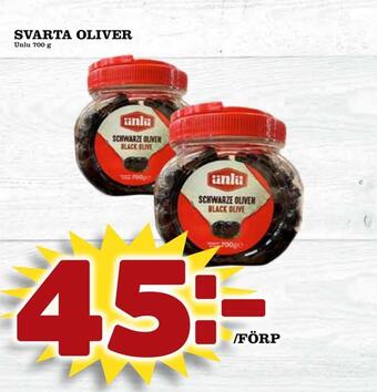 Prisma Mat Svarta oliver erbjuda