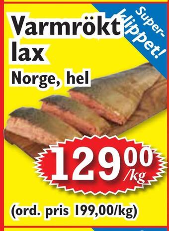 T-jarlen Varmrökt lax erbjuda