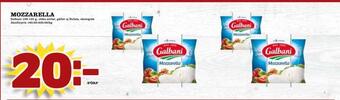 Supergrossen Mozzarella erbjuda