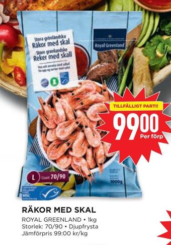 Willys Räkor med skal erbjuda