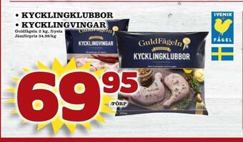 Supergrossen Kycklingklubbor • kycklingvingar erbjuda