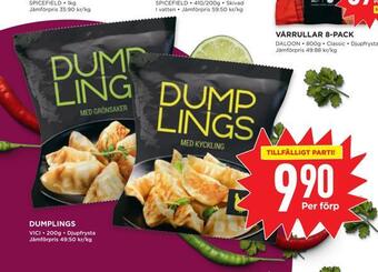 Willys Dumplings erbjuda