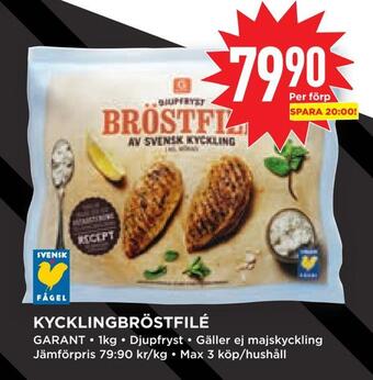 Willys Hemma Kycklingbröstfilé erbjuda