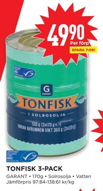 Willys Tonfisk 3-pack erbjuda