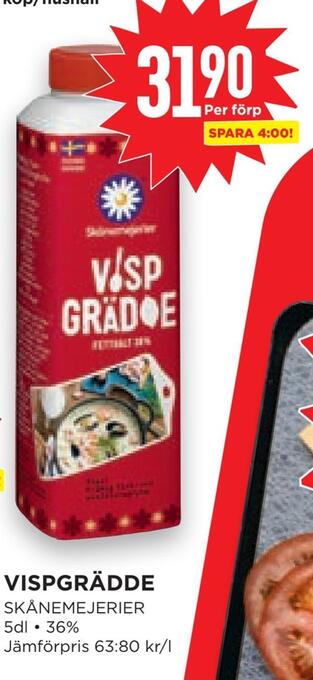 Willys Hemma Vispgrädde erbjuda