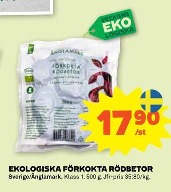 Ekologiska förkokta rödbetor